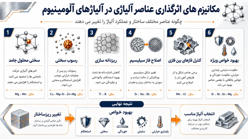 اثرات عناصر آلیاژی